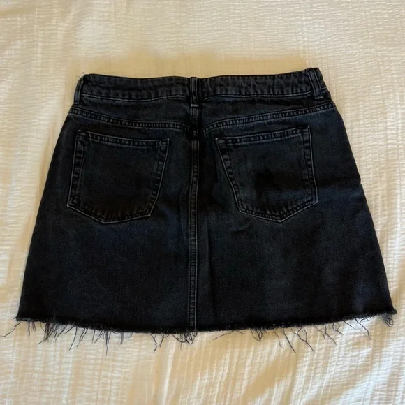 Topshop Moto Black Denim Skirt - Picture 4 of 14